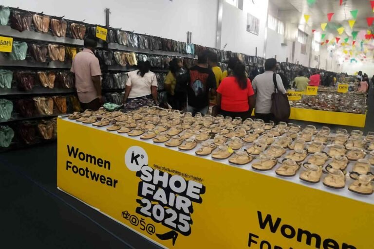 SHOE FAIR 2025 ප්‍රදර්ශණය හා සම්මේලන ශාලාවේදි අරබයි..